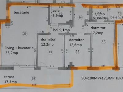 UNICAT!!!! Constanta - Delfinariu - apartament 4 camere, bloc nou
