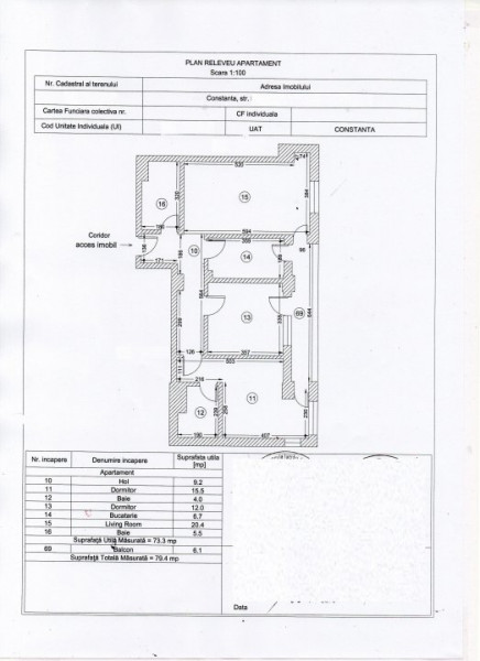 Inel II - Bloc NOU - apartamente 3 camere la cheie