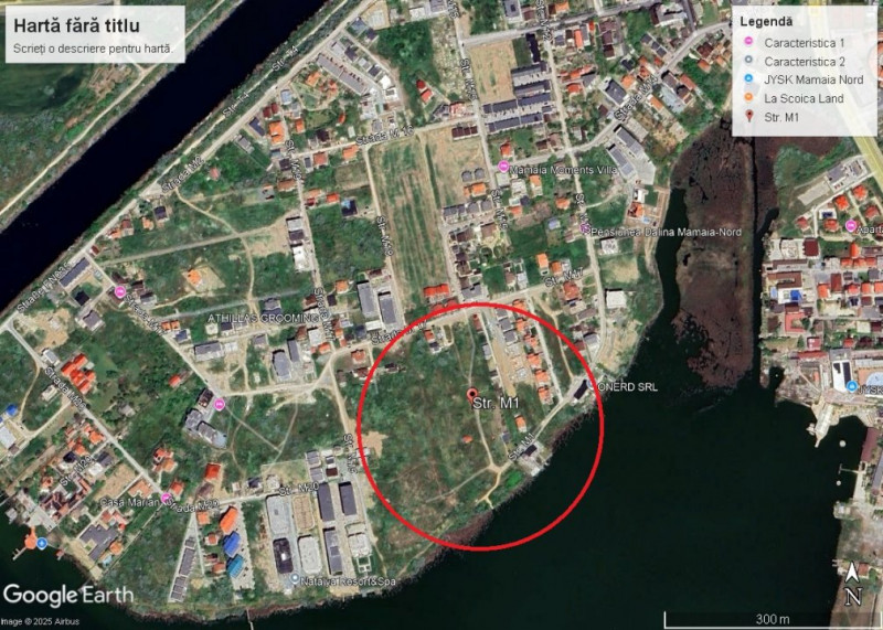 Mamaia Sat - teren cu vedere spre lac