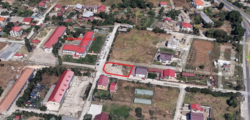 Agigea - vis a vis de Primarie - teren 462mp cu deschidere la 3 strazi