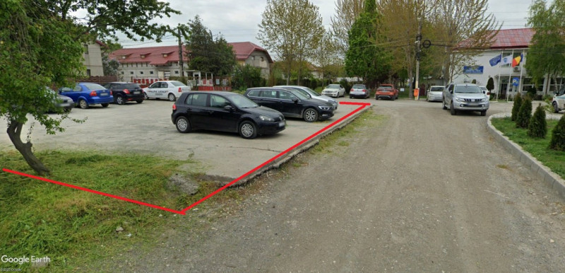 Agigea - vis a vis de Primarie - teren 462mp cu deschidere la 3 strazi