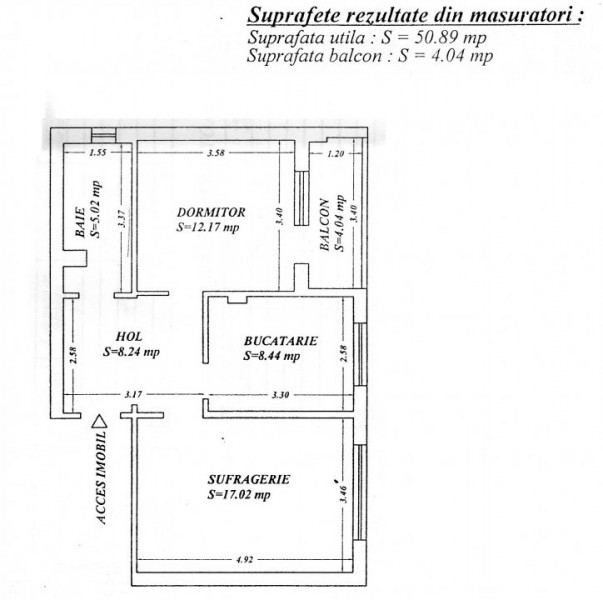 Casa de Cultura - apartament 2 camere decomandate