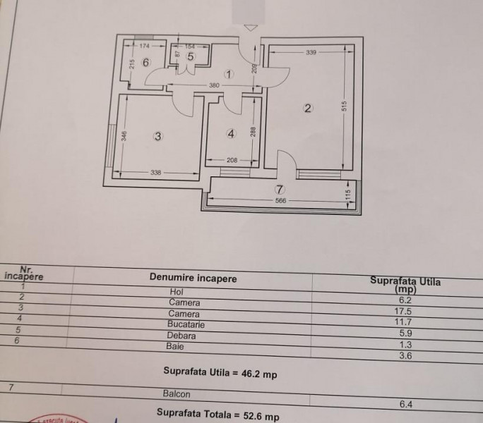 Tomis Nord - 2 camere decomandate