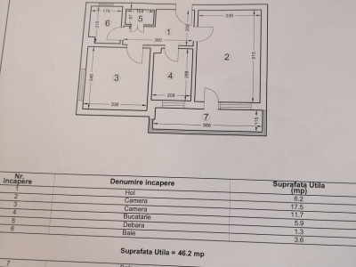 Tomis Nord - 2 camere decomandate