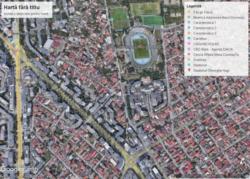 Zona Stadion - Docherilor - teren cu deschidere la 2 strazi