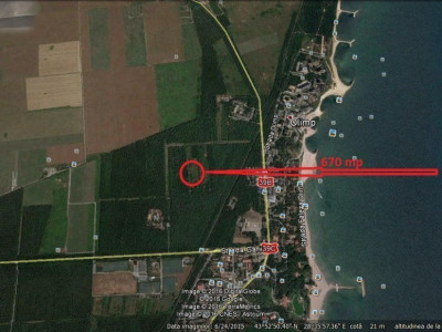 Constanta - Neptun - Padurea Comorova - teren 670mp
