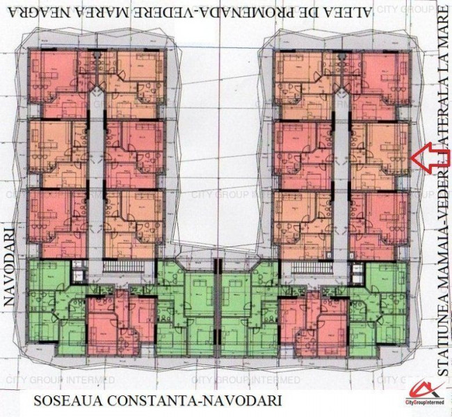 Constanta - Mamaia Nord - apartament cu vedere frontala la mare !!!!